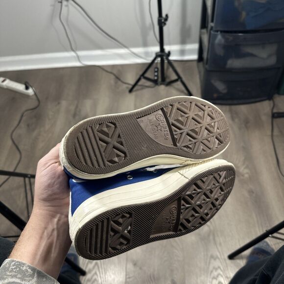 Comme Des Garcons Play X Chuck Taylor All Star 70s Hi Shoes Men's 6 Women's 8 - Picture 5 of 6